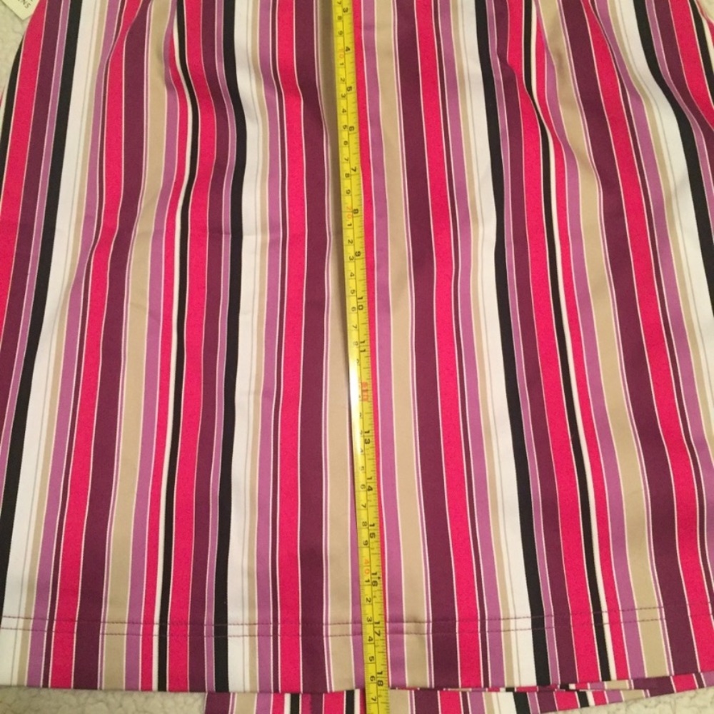 Valerie Stevens pink purple golf casual skirt NWT - Picture 3 of 7